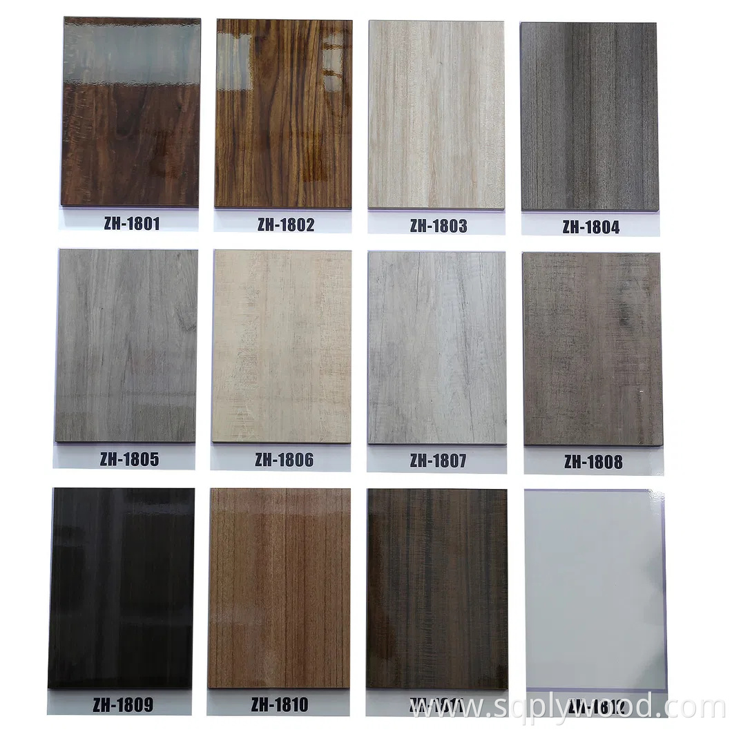 Zhihua High Gloss 18mm Marble Design UV MDF From Manufacturer (ZH1701)